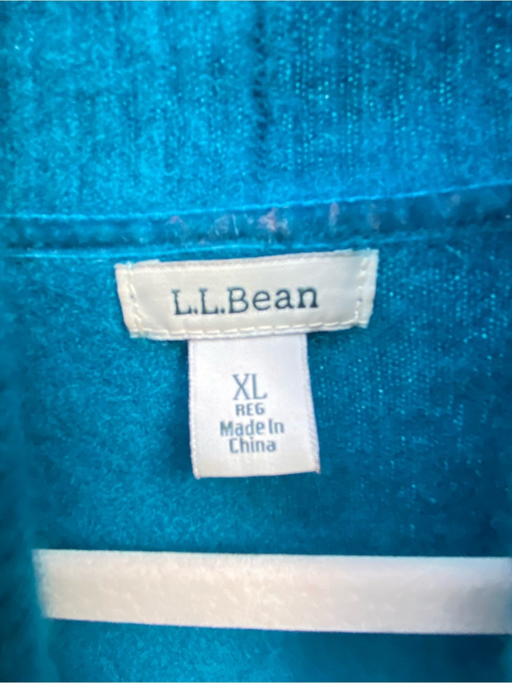L.L.Bean 100% Cashmere Open Front Cardigan Size XL - Picture 2 of 5